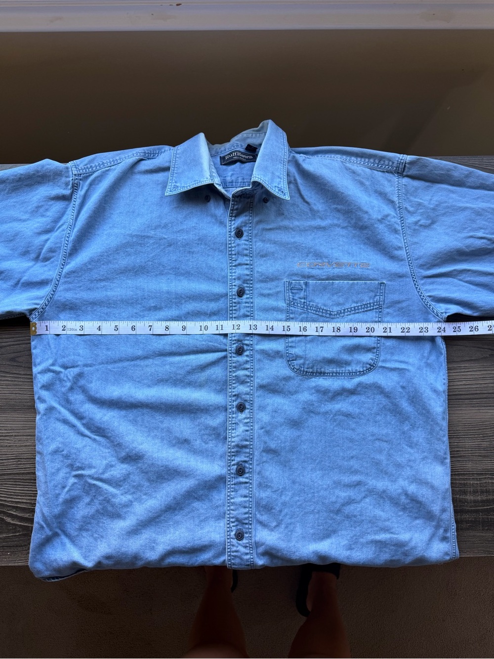 Vintage Ruff Hewn denim button down top - Picture 7 of 7